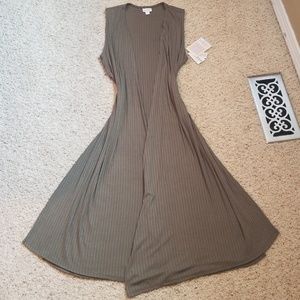 LulaRoe Solid Olive Green Joy Small NWT